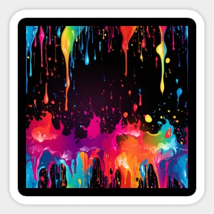 Paint splatter Sticker